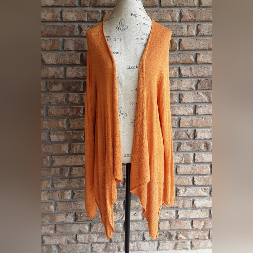 Torrid Long Sleeve Open Front Waterfall Cardigan Sweater.